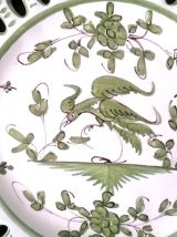 Paire d'assiettes ajourées faïence Martres Tolosane
