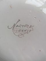 Paire d'assiettes ajourées faïence Martres Tolosane