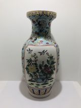 Antiquités chinoise : Paire de vase balustres début 20 eme s