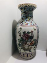 Antiquités chinoise : Paire de vase balustres début 20 eme s