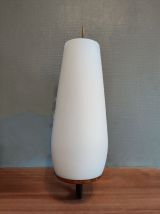 applique laiton et opaline blanche