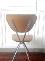 Chaise en skaï années 1950 