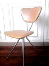 Chaise en skaï années 1950 