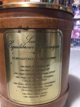 seau équilibreur thermique bois plaqué années 60 