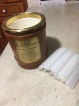 seau équilibreur thermique bois plaqué années 60 