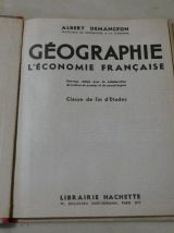 géographie l'économie française de AlDemangeon années 1