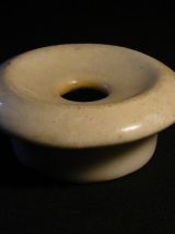 rare et grand encrier en porcelaine de bureau