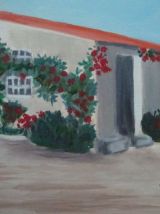 Tableau huile sur toile 46 cm x 38 cm 