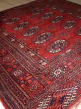 Tapis vintage Turkmène Tekke fait main, 1C631