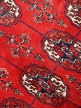Tapis vintage Turkmène Tekke fait main, 1C631