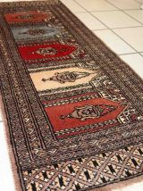 Tapis vintage Ouzbek Bukhara fait main, 1C641