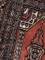 Tapis vintage Ouzbek Bukhara fait main, 1C641