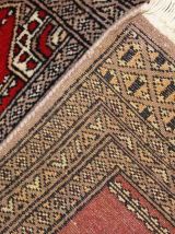Tapis vintage Ouzbek Bukhara fait main, 1C641