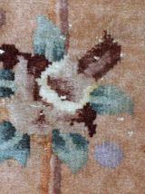 Tapis vintage Chinois Art Deco fait main, 1C649