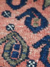 Tapis vintage Persan Kurdish fait main, 1C654