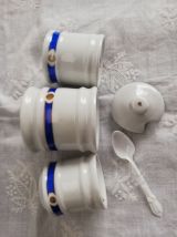 Ensemble sel, poivre, moutarde esprit marin