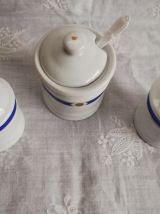 Ensemble sel, poivre, moutarde esprit marin