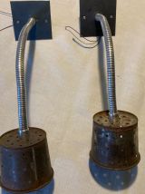 Lot de 2 appliques vintage/faisselle