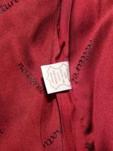 blouson en cuir marron Lotus