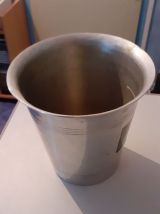 Seau champagne en aluminium. Diamètre 20cm, Hauteur20cm 