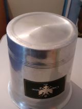 Seau champagne en aluminium. Diamètre 20cm, Hauteur20cm 