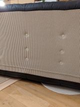 Canapé TOGO 3 places cuir noir