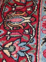 Tapis vintage Persan Kazvin fait main, 1C664