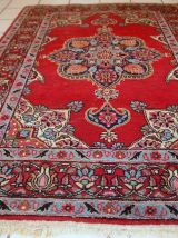 Tapis vintage Persan Kazvin fait main, 1C664