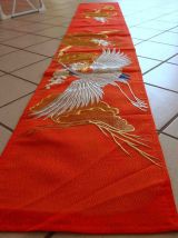 Tapis vintage Japonais broderie murale fait main, 1C670