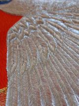 Tapis vintage Japonais broderie murale fait main, 1C670