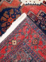 Tapis vintage Persan Senneh fait main, 1C679