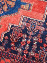 Tapis vintage Persan Senneh fait main, 1C679