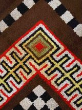 Tapis vintage Français Moderne fait main, 1C685