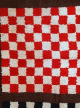 Tapis vintage Français Moderne fait main, 1C685