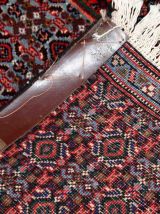 Tapis vintage Persan Nain fait main, 1C687