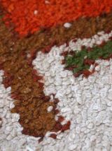 Tapis vintage Marocain Berber fait main, 1C693