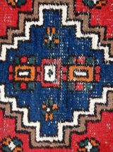 Tapis vintage Persan Hamadan fait main, 1C803