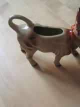 pichet a lait forme vache en porcelaine vintage