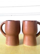 Tasses par Claude Paci Vallauris céramique années 19