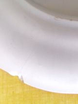 Trio d'assiettes à la rose Lunéville Keller &amp; Guérin