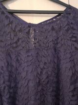 Robe Violine  T 50/52 Avec étiquette - Doublure.