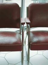 Fauteuil traîneau type industriel