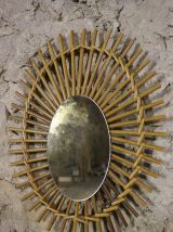 Miroir Rotin