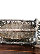 Serviteur à vin en métal argenté 