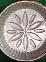 Plat à gâteau en cuivre étamé 