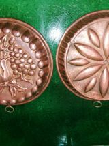 Plat à gâteau en cuivre étamé 