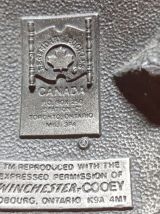 Boucle de Ceinture Winchester. Diamètre de la boucle 7cm.