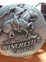 Boucle de Ceinture Winchester. Diamètre de la boucle 7cm.