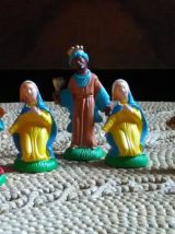 Crèche de noël et 16 personnages 