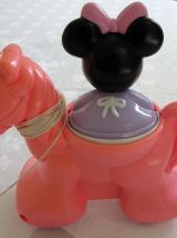 Jouet Disney vintage : Minnie sur poney